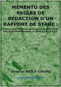 Memento des règles de rédaction d'un rapport de stage